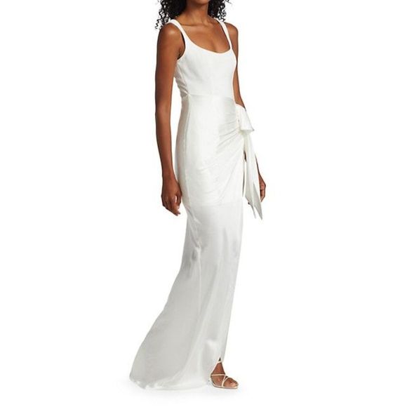 Cinq a sept Marian Draped Gown - Picture 2 of 8